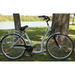 Mestský bicykel 28" 7 prevodový SPRICK Zündapp s nízkym nástupom hliníkový rám: 18" Strieborná